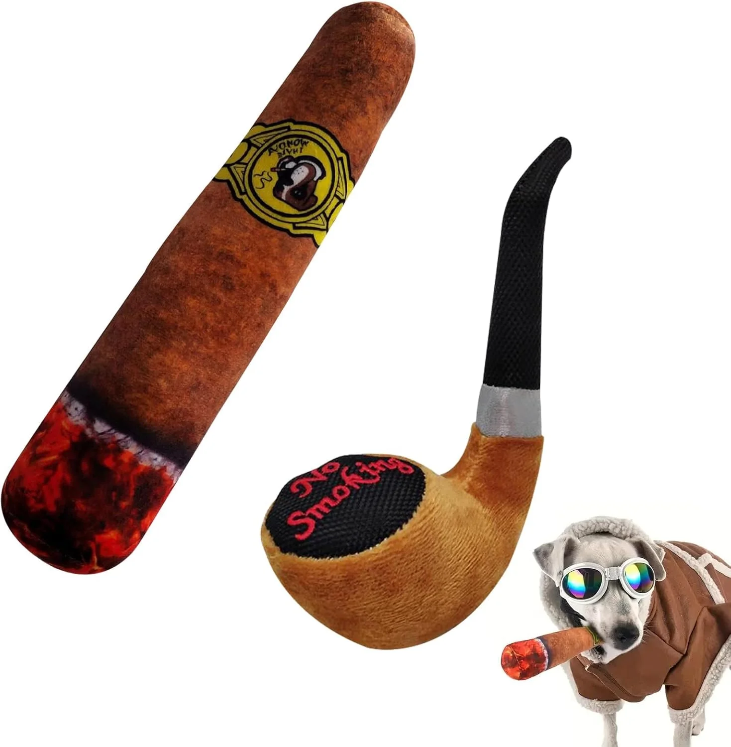 2 بسته اسباب بازی خنده دار سگ، اسباب بازی نرم سگ، اسباب بازی های پولیشی جذاب سگ، اسباب بازی صدادار سگ برای تمیز کردن دندان و رفع بی حوصلگی، اسباب بازی حیوانات خانگی برای سگ های کوچک، متوسط ​​و بزرگ