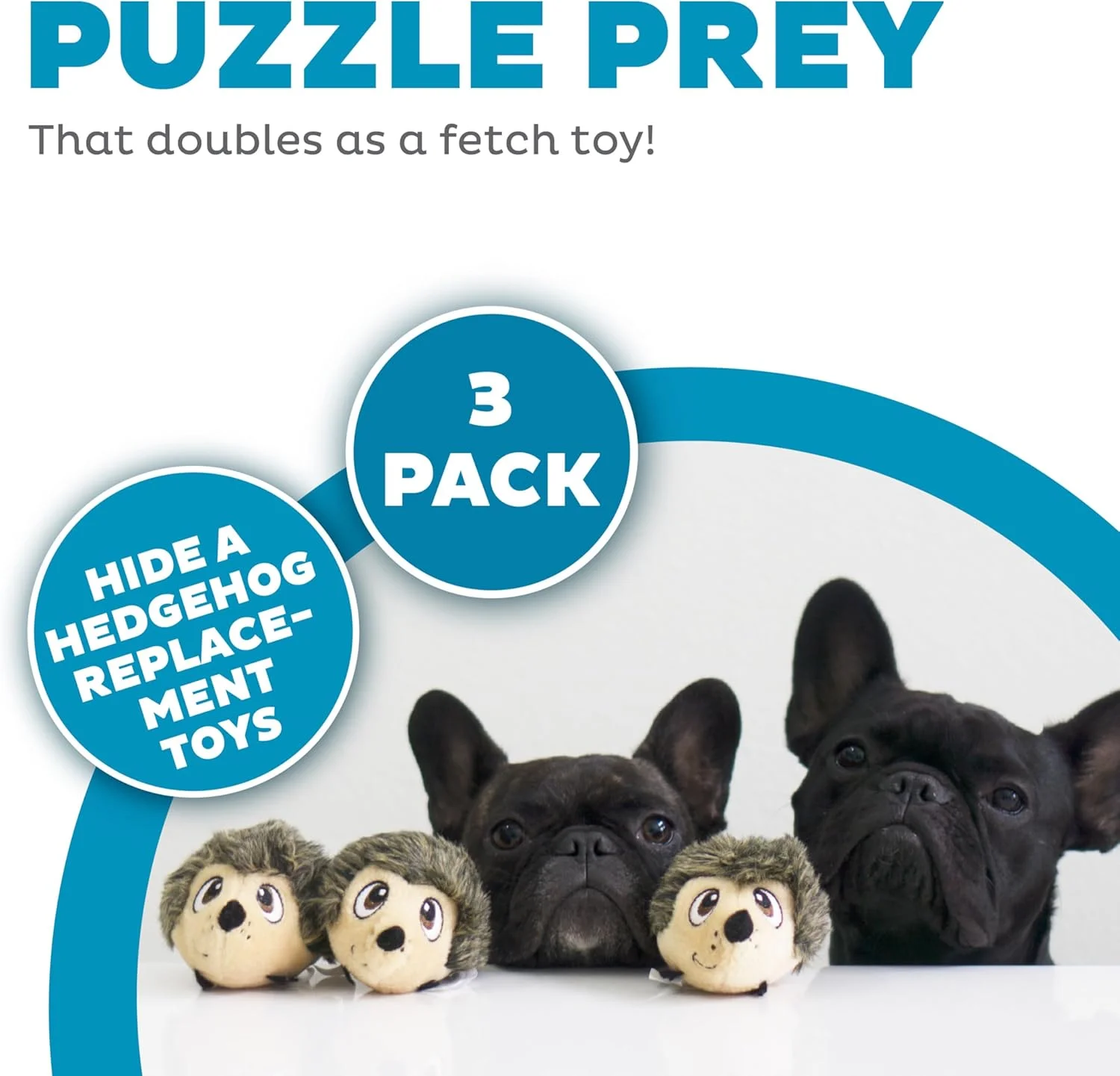اسباب بازی های سگ پولیشی جایگزین خارپشت جیغی Outward Hound - بسته 3 عددی
