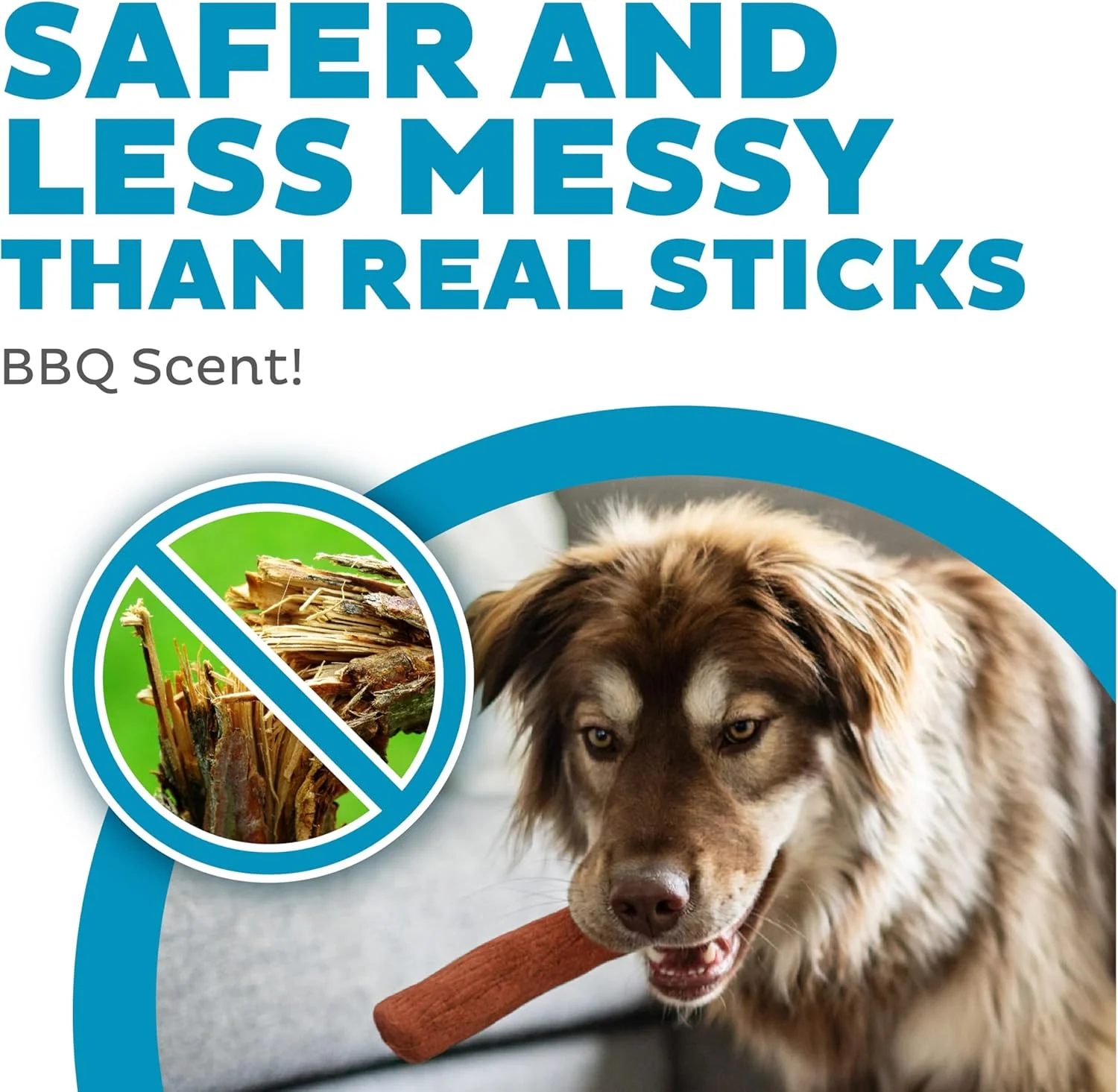 اسباب بازی جویدنی سگ Outward Hound Dogwood، چوب واقعی و مسکیت، بسته 2 عددی، متوسط