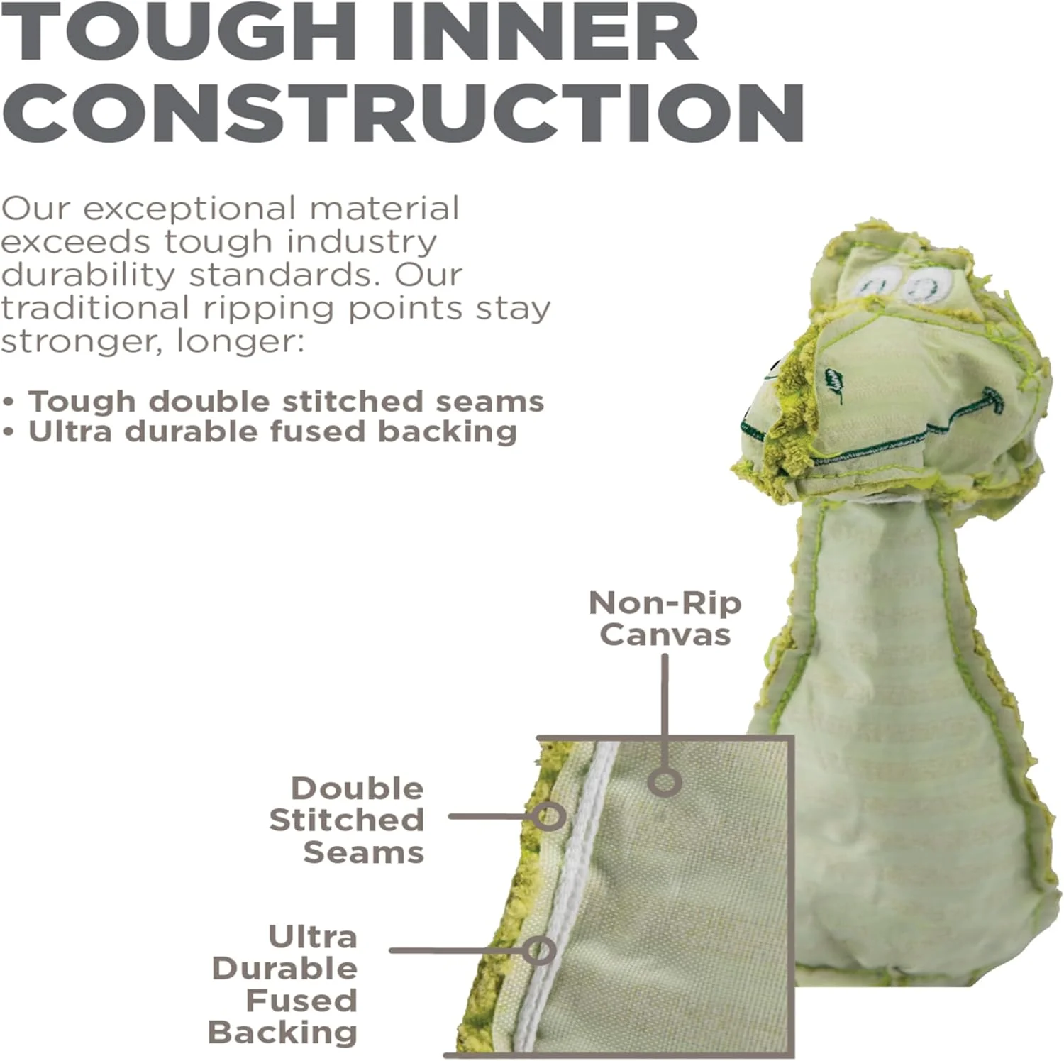 اسباب بازی طنابی سگ پولیشی و صدادار گوریل Thunda Tugga برند Outward Hound Charming Pet