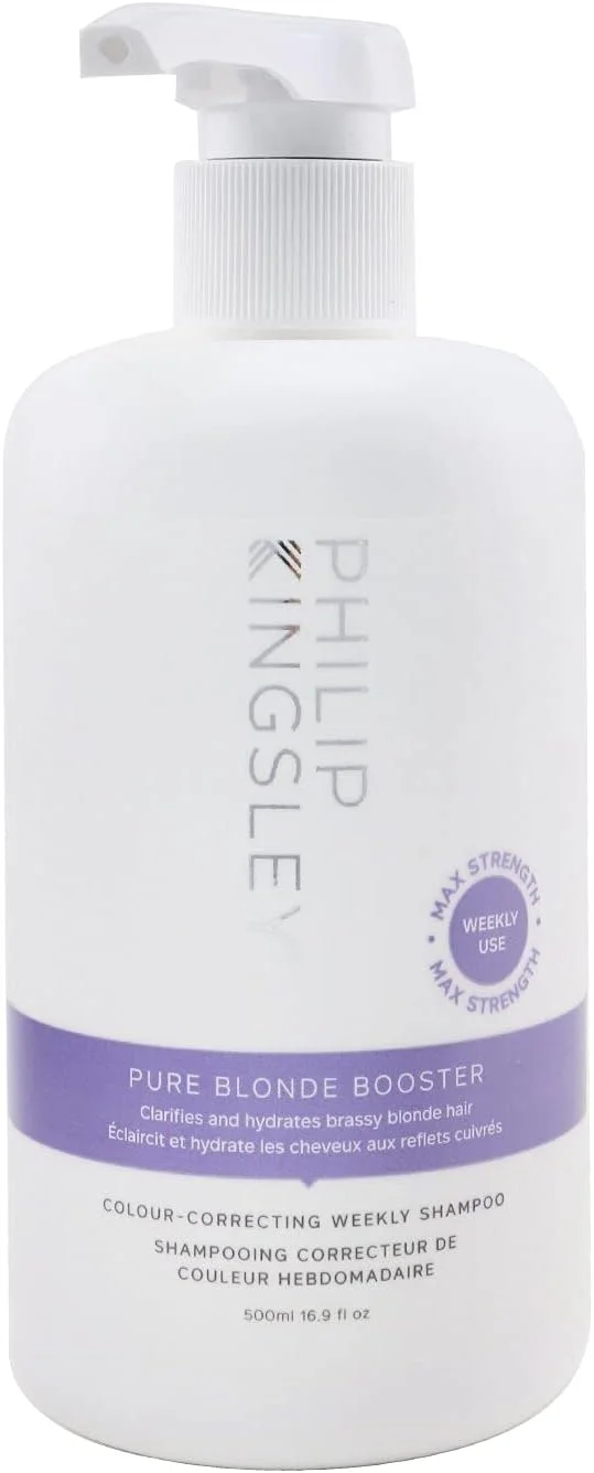 شامپو تقویت کننده رنگ موهای بلوند فیلیپ کینگزلی مدل Pure Blonde، اصلاح کننده رنگ، مناسب استفاده هفتگی، 500 میلی لیتر شامپو تقویت کننده رنگ موهای بلوند فیلیپ کینگزلی مدل Pure Blonde، اصلاح کننده رنگ، مناسب استفاده هفتگی، 500 میلی لیتر