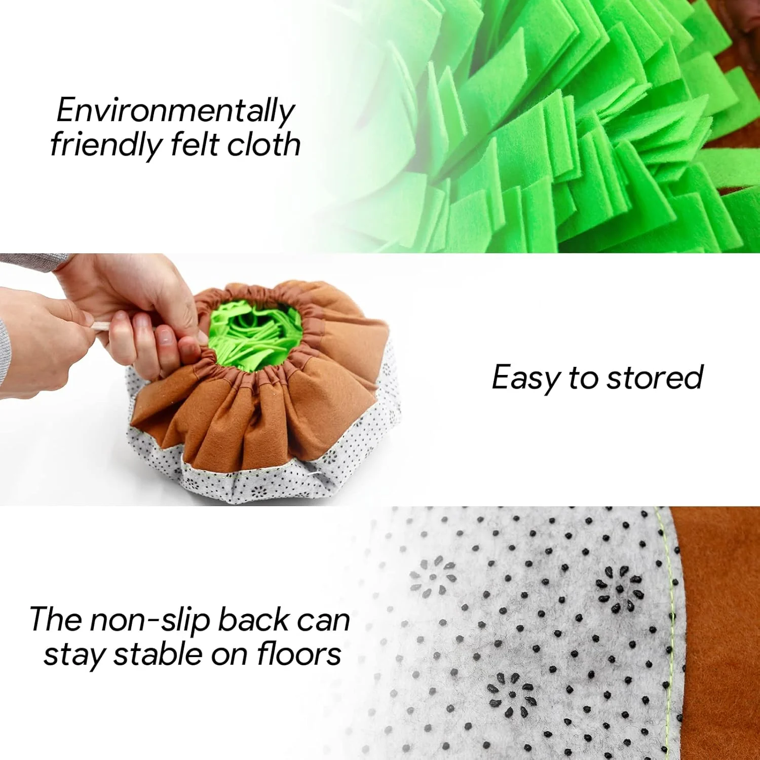 پد بویایی Oasisgalore برای سگ ها، پد تغذیه بویایی، پد جستجوی حیوانات خانگی برای آموزش بویایی و تغذیه آهسته، اسباب بازی تعاملی سگ برای تغذیه و کاهش استرس، اسباب بازی های تحریک ذهنی سگ (سبز)