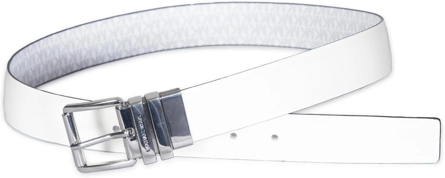 کمربند زنانه 35 میلی متری مایکل کورس مدل دو طرفه با لبه صاف کمربند زنانه 35 میلی متری مایکل کورس مدل دو طرفه با لبه صاف