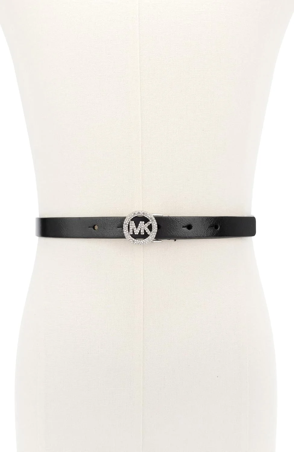 کمربند زنانه مایکل کورس مدل 18 میلی متری با لوگوی نگین دار کمربند زنانه مایکل کورس مدل 18 میلی متری با لوگوی نگین دار