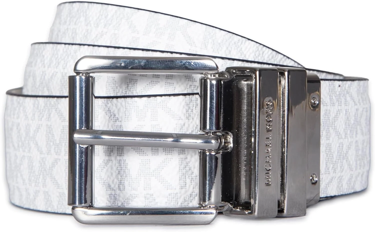 کمربند زنانه 35 میلی متری مایکل کورس مدل دو طرفه با لبه صاف کمربند زنانه 35 میلی متری مایکل کورس مدل دو طرفه با لبه صاف