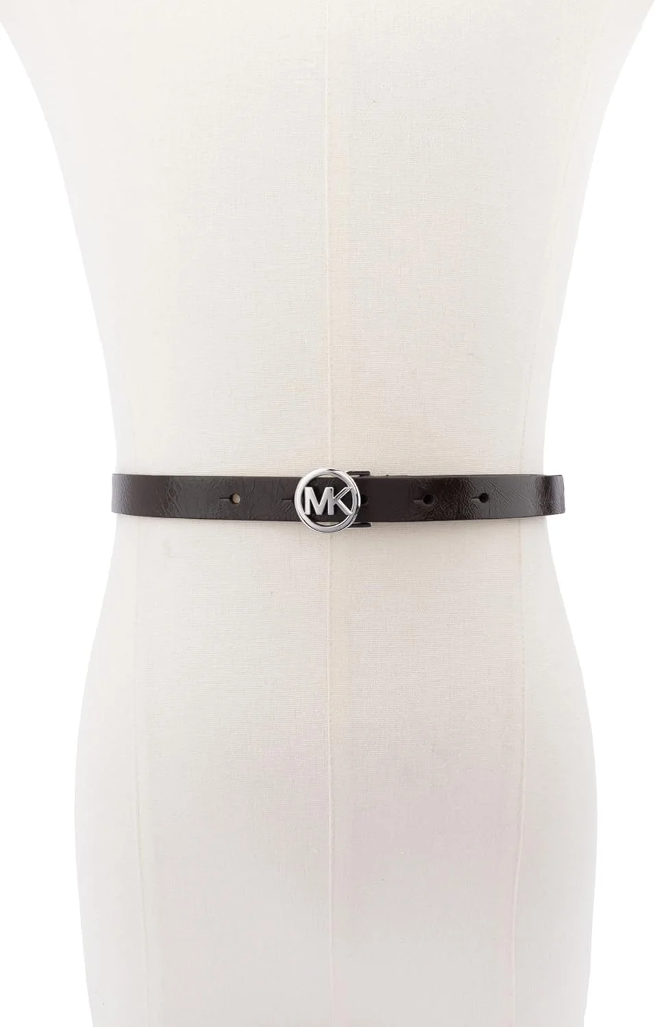 کمربند باریک زنانه مایکل کورس با لوگو، 0.75 اینچ، اکسسوری شیک و مد روز برای استفاده روزمره