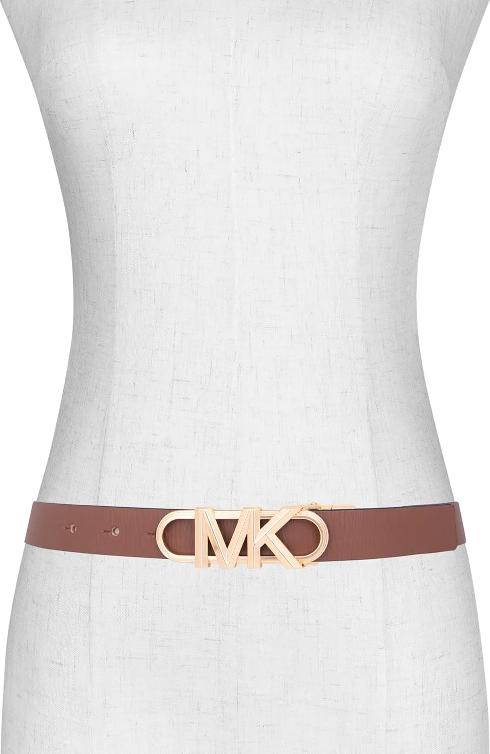 کمربند زنانه مایکل کورس مدل 25 میلی متری با لوگوی برگشت پذیر