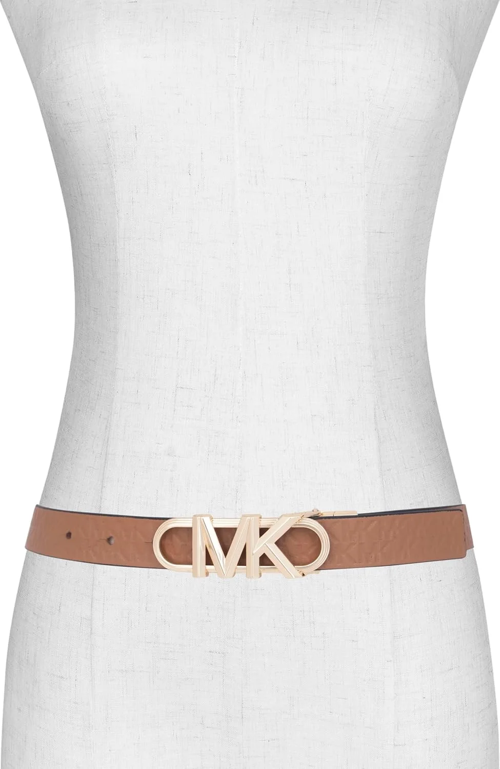 کمربند زنانه مایکل کورس مدل 25 میلی متری با لوگوی برگشت پذیر