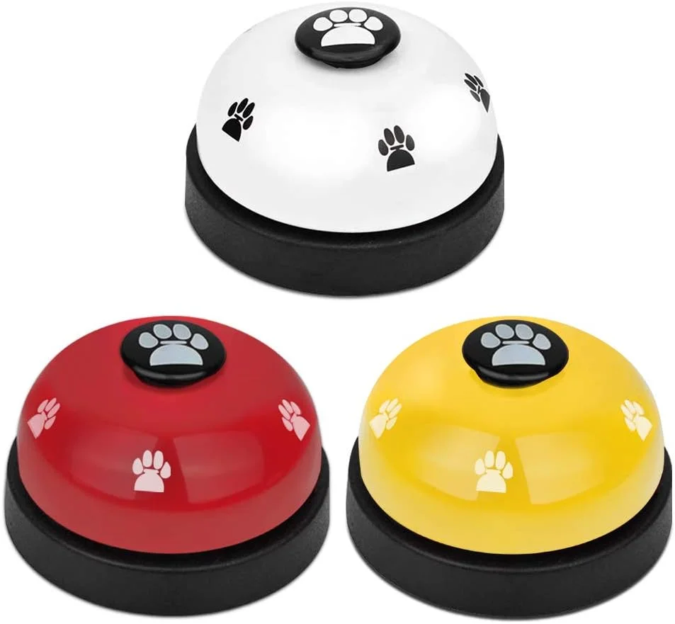 maxin Dog Training Bell, Set of 3 Dog Puppy Pet Potty Training Bells,Dog Training Bells for Door Small Dog Cat,Dog Training Bell to Go Outside, Interactive Toys Pet Tool Communication Device