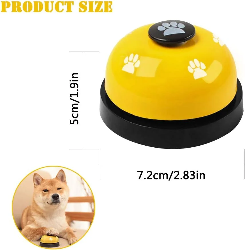 maxin Dog Training Bell, Set of 3 Dog Puppy Pet Potty Training Bells,Dog Training Bells for Door Small Dog Cat,Dog Training Bell to Go Outside, Interactive Toys Pet Tool Communication Device