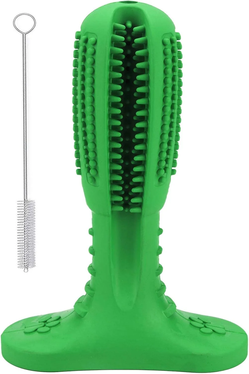 مسواک جویدنی سگ Little World، اسباب بازی های تمیز کننده دندان سگ، چوب تمیز کننده مراقبت از دندان لاستیک طبیعی برای حیوانات خانگی سگ های بزرگ متوسط