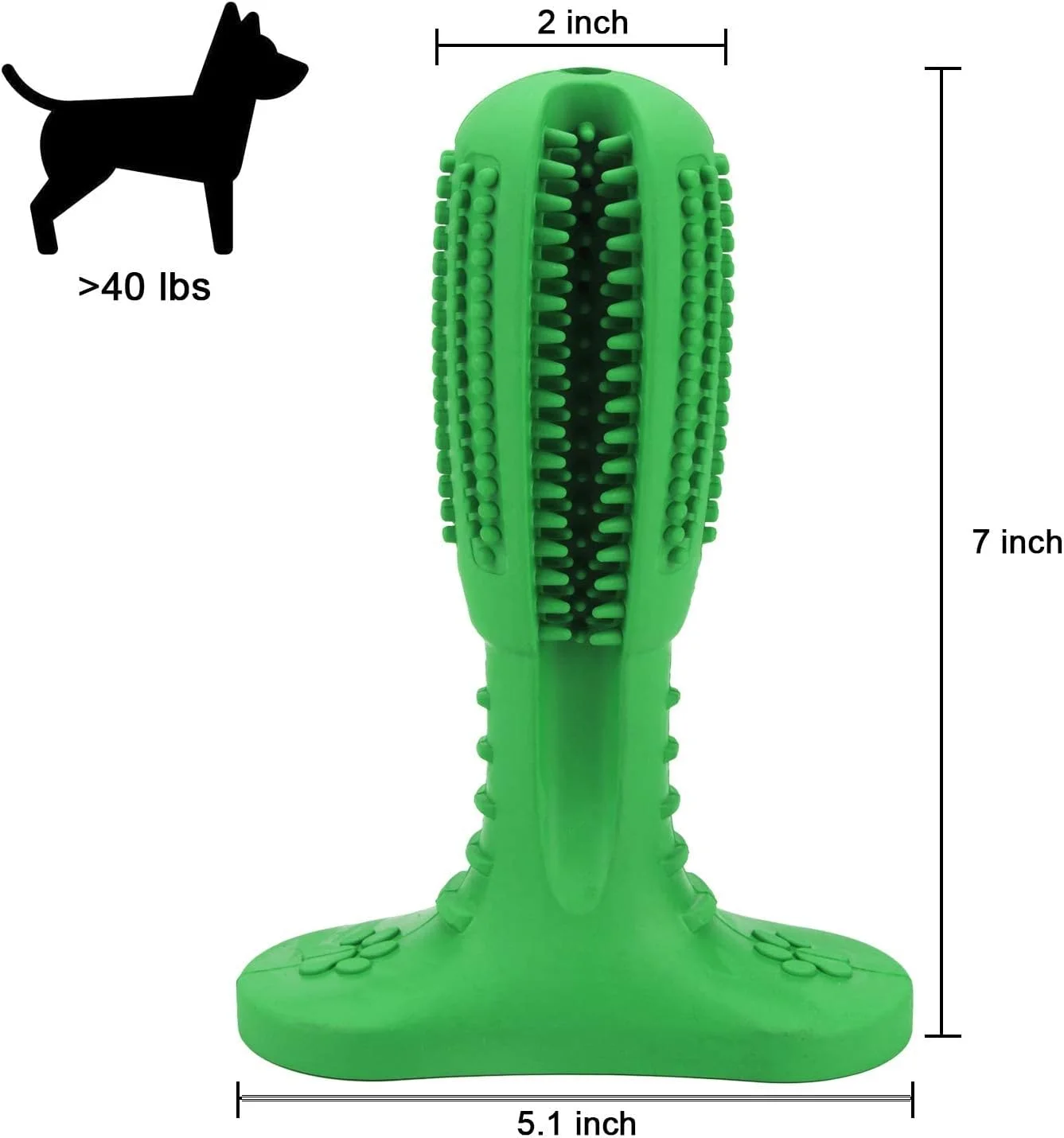 مسواک جویدنی سگ Little World، اسباب بازی های تمیز کننده دندان سگ، چوب تمیز کننده مراقبت از دندان لاستیک طبیعی برای حیوانات خانگی سگ های بزرگ متوسط