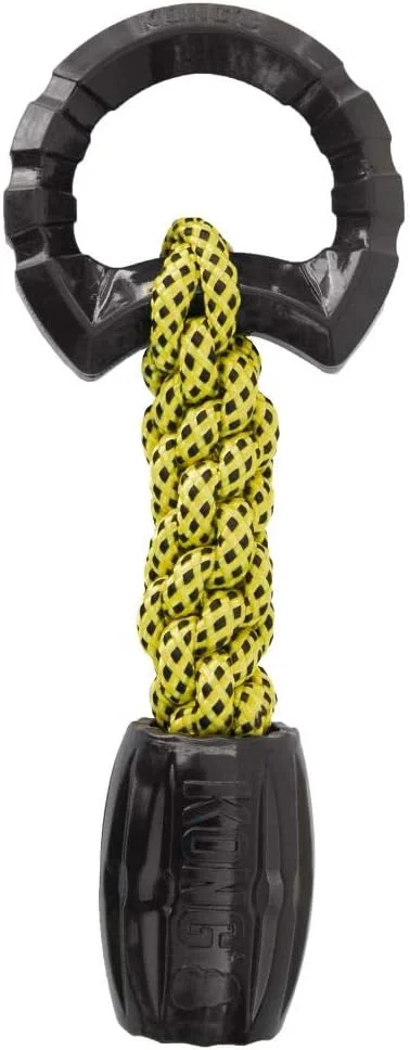 اسباب بازی طناب کشی بافته شده KONG - Jaxx - طناب بادوام برای کشیدن و بازی سگ - برای سگ های بزرگ