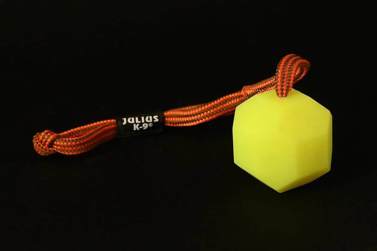 توپ فلورسنت طنابی یولیوس-کا۹ - زرد نئون - قطر ۶ سانتی متر - سیلیکون سخت