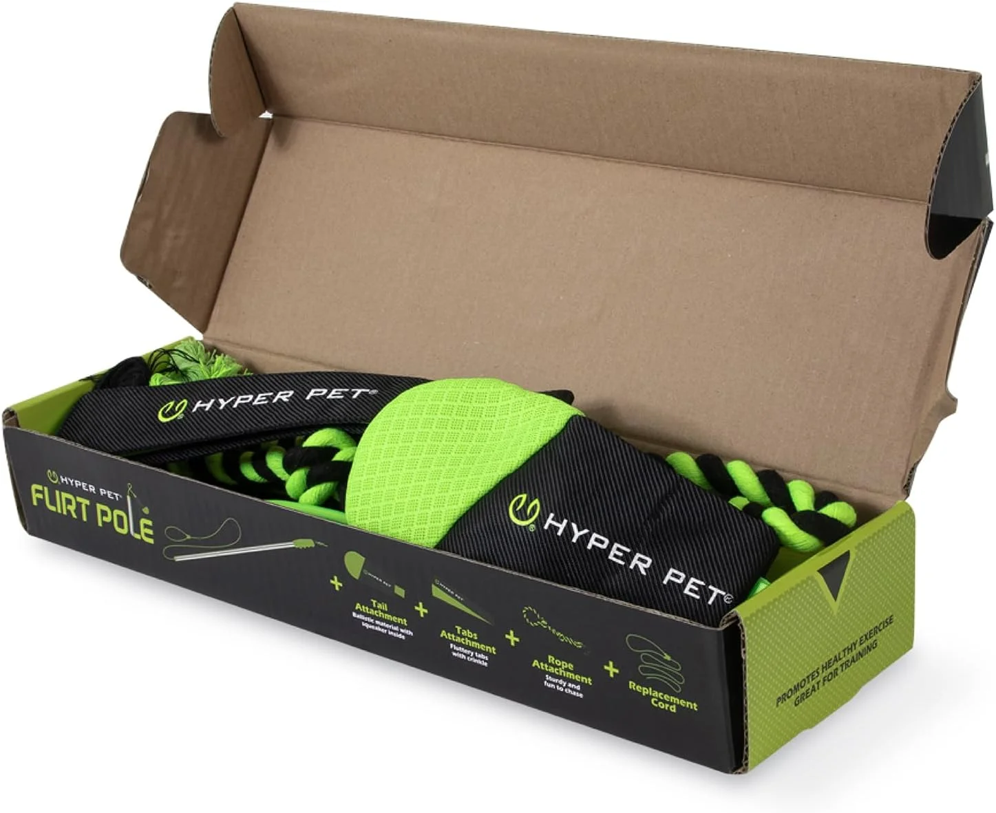 هایپر پت فلیتر پل، اسباب بازی آموزشی تعاملی سگ، میله فلزی 92.7 سانتی متری با طناب 114.3 سانتی متری، 3 ضمیمه اسباب بازی و طناب جایگزین، برای همه اندازه های نژاد هایپر پت فلیتر پل، اسباب بازی آموزشی تعاملی سگ، میله فلزی 92.7 سانتی متری با طناب 114.3 سانتی متری، 3 ضمیمه اسباب بازی و طناب جایگزین، برای همه اندازه های نژاد