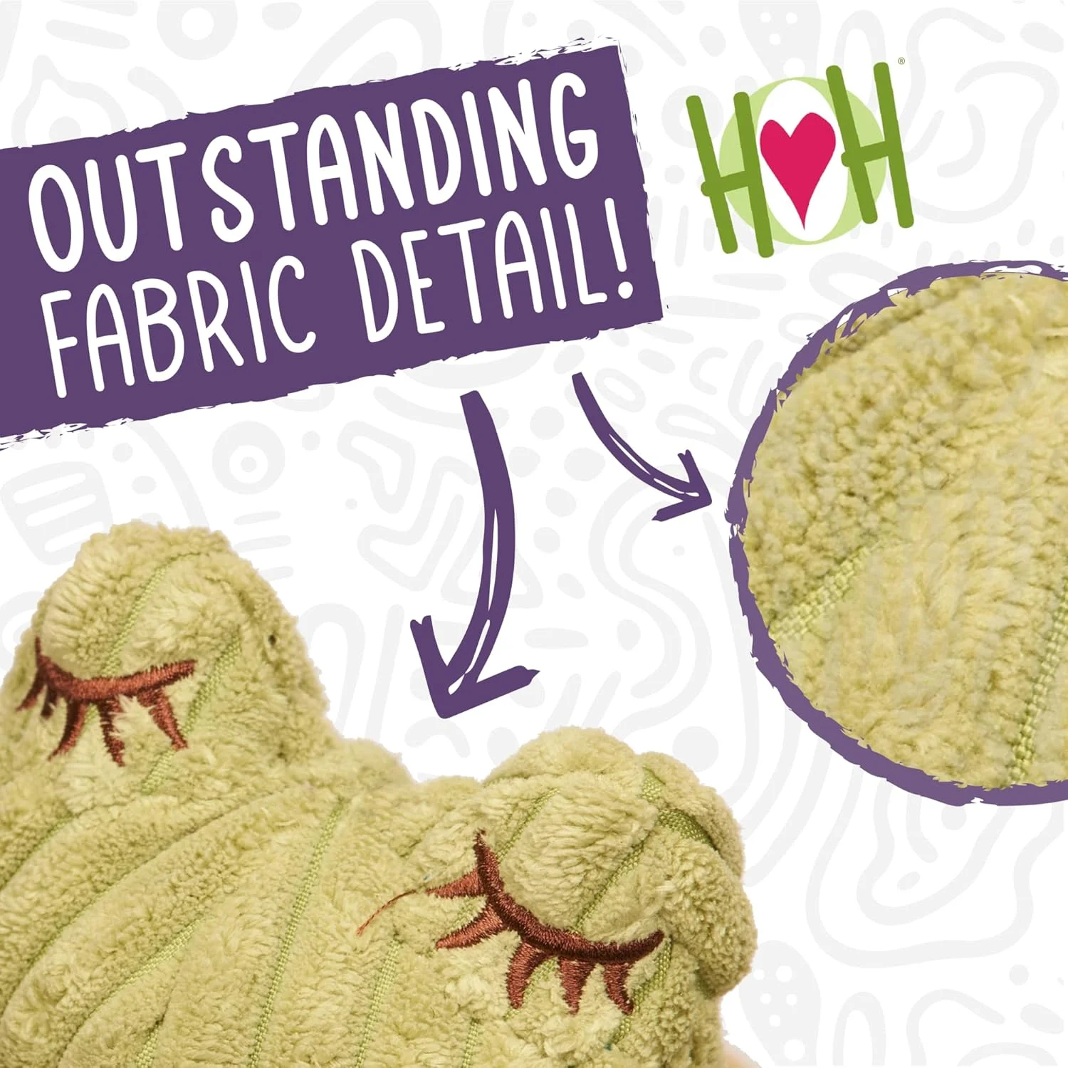 اسباب بازی سگ پولیشی HuggleHounds Knottie - اسباب بازی حیوانات عروسکی سگ، اسباب بازی های جیر جیر کننده توله سگ، برای سگ های کوچک، متوسط ​​و بزرگ، پولیش بادوام برای مشغول نگه داشتن آنها - Bitsy Bunny، بزرگ