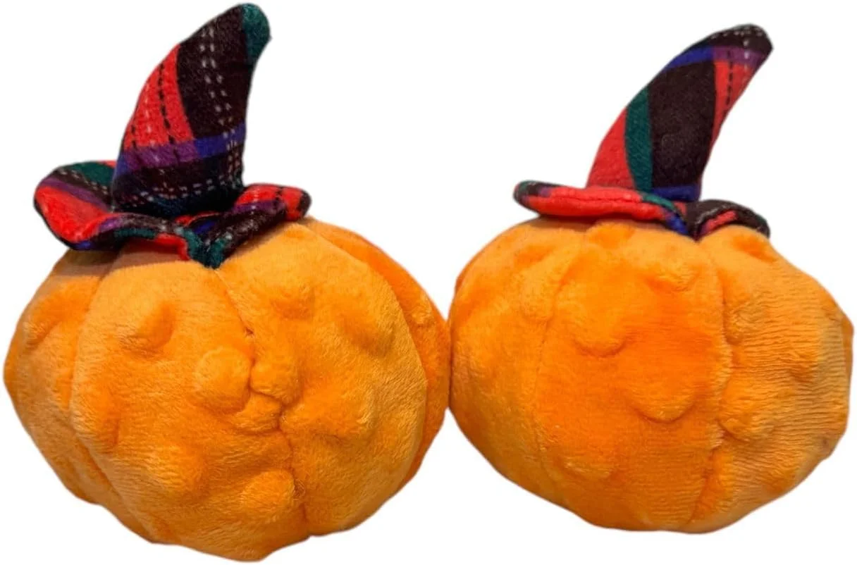 اسباب بازی سگ کدو تنبل هالووین، مناسب برای جویدن سگ های پرخاشگر، اسباب بازی های بادوام سگ، اسباب بازی های حیوانات عروسکی با مواد پنبه ای، اسباب بازی های جویدنی بادوام