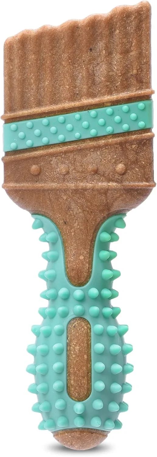 مجموعه ابزارهای جویدنی آرم اند همر برای حیوانات خانگی: اسباب بازی جویدنی قلم موی رنگ آمیزی چوبی برای سگ ها | اسباب بازی های جویدنی چوبی فشرده سگ با جوش شیرین، جایگزینی ایمن تر و بادوام تر برای چوب های جویدنی 7.5 اینچی