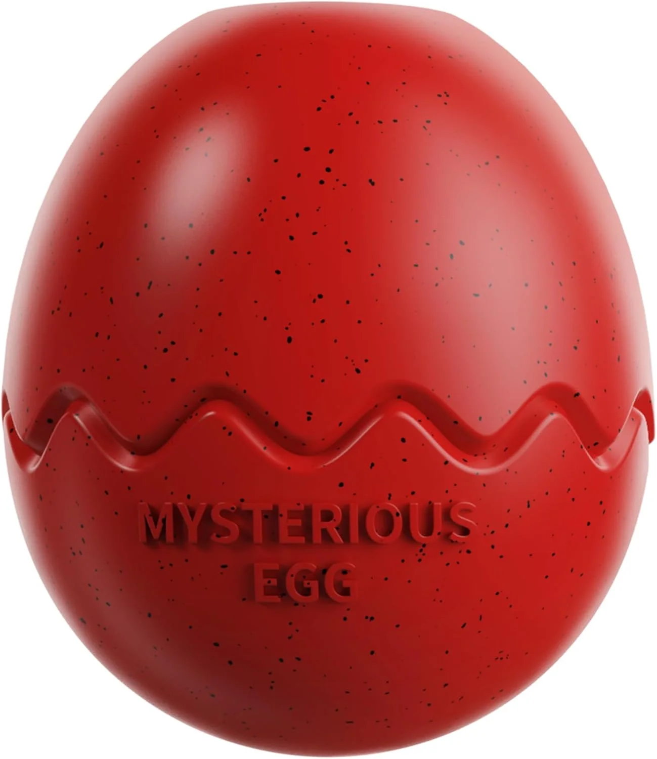 اسباب بازی جویدنی سگ GraGra، اسباب بازی های جویدنی نشکن برای سگ های با عادت جویدن تهاجمی، اسباب بازی های تعاملی سگ، مناسب سگ های کوچک، متوسط و بزرگ، ایده آل برای بازی های تعاملی، تخم مرغ مرموز، قرمز