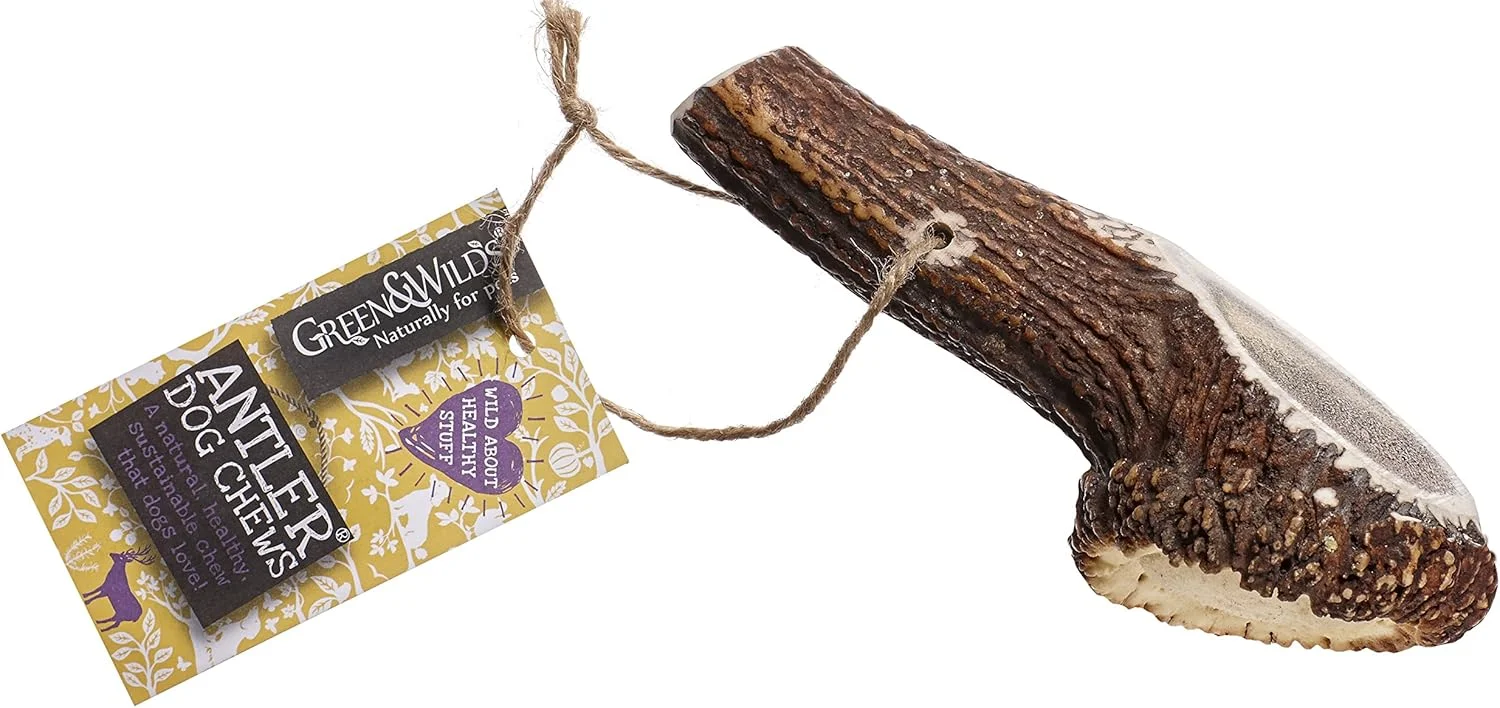 تشویقی دندانی شاخ گوزن ممتاز گرین اند وایلدز - سایز خیلی بزرگ