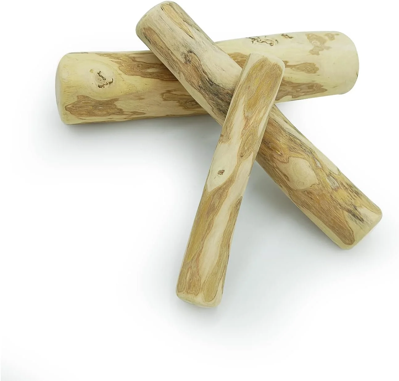 اسباب بازی های چوبی قهوه گوفی تیلز برای سگ ها | بدون تراشه، بدون کافئین | اسباب بازی طبیعی و ایمن برای توله سگ | جویدنی های مراقبت از دندان و آموزش برای سگ ها | اسباب بازی های بادوام بزرگ، 2 تکه