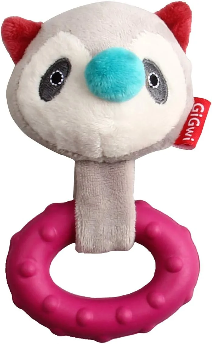 اسباب بازی سگ گیگوی مدل Suppa Puppa Coon با صدای جیر جیر - پولیش/TPR XS، 8012