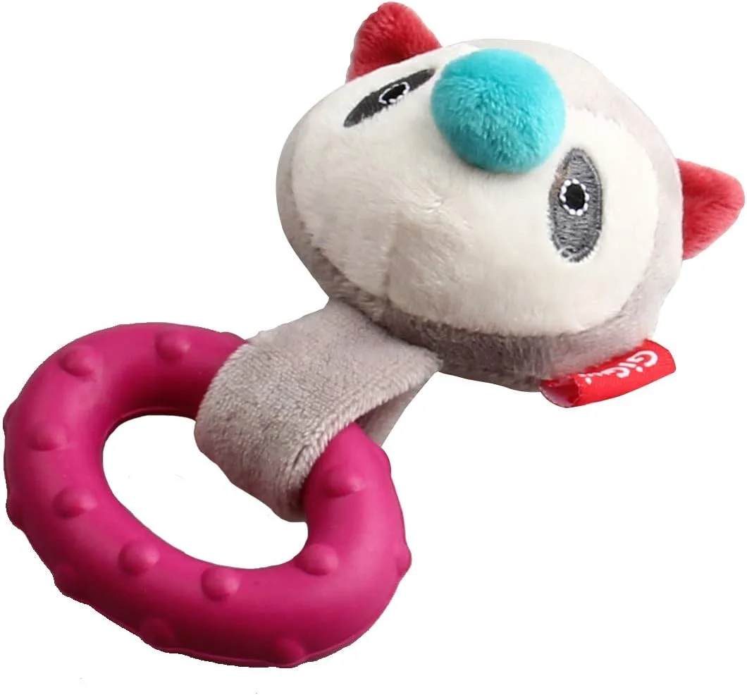 اسباب بازی سگ گیگوی مدل Suppa Puppa Coon با صدای جیر جیر - پولیش/TPR XS، 8012