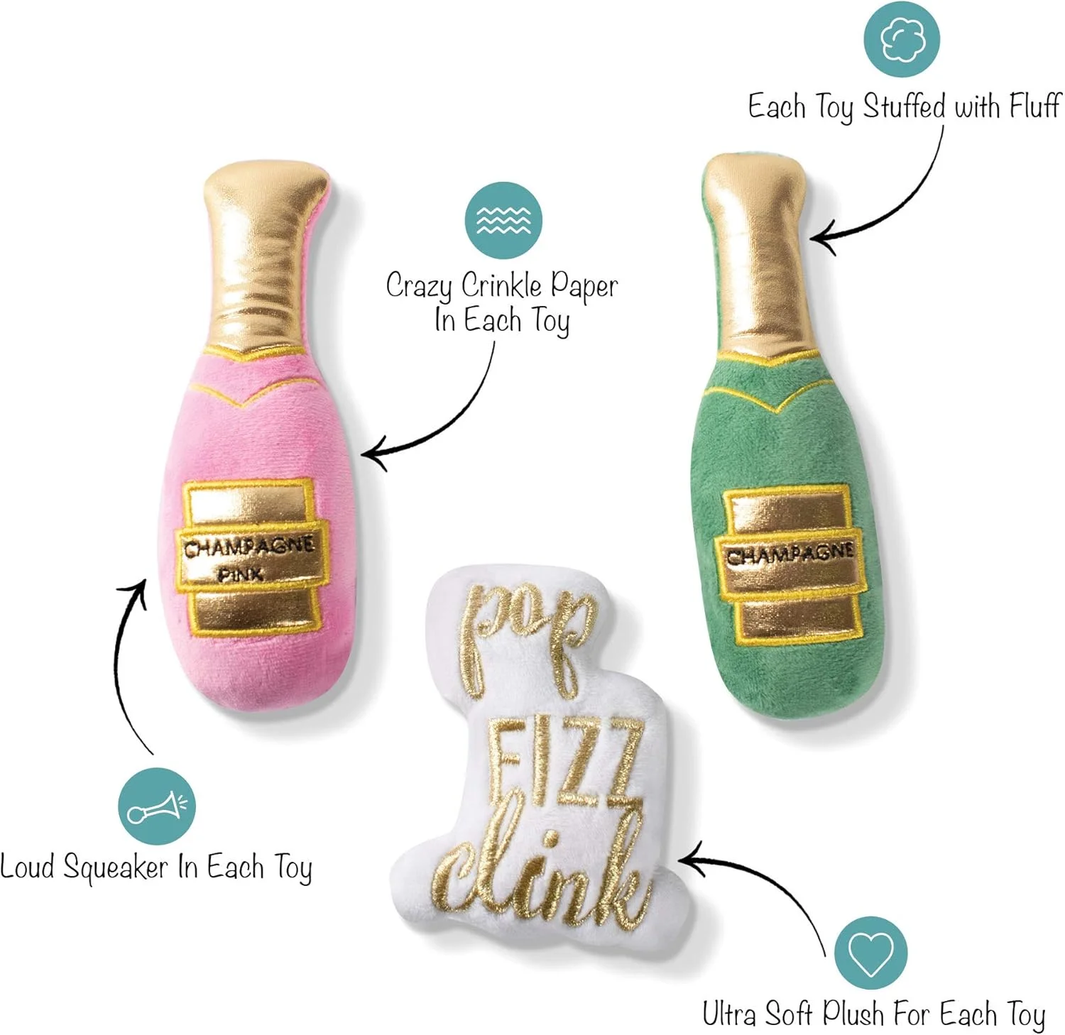 مجموعه اسباب بازی مینی پولیشی حیوانات خانگی فرینج استودیو با صدای جیر جیر، Feelin’ Bubbly! (289428)، چند رنگ مجموعه اسباب بازی مینی پولیشی حیوانات خانگی فرینج استودیو با صدای جیر جیر، Feelin’ Bubbly! (289428)، چند رنگ