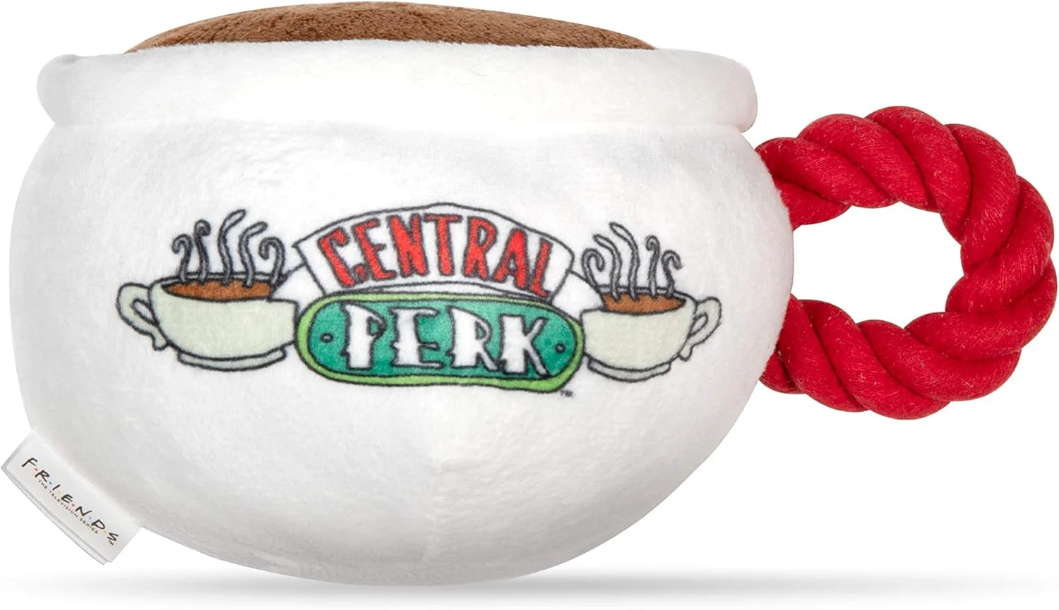 اسباب بازی سگ فنجان قهوه Central Perk سریال Friends با دسته طنابی | اسباب بازی نرم و بامزه جیرجیر کننده برای همه سگ ها | اسباب بازی های سگ پر شده با صدای جیرجیر برای سرگرمی بیشتر، یادگاری های Friends اسباب بازی سگ فنجان قهوه Central Perk سریال Friends با دسته طنابی | اسباب بازی نرم و بامزه جیرجیر کننده برای همه سگ ها | اسباب بازی های سگ پر شده با صدای جیرجیر برای سرگرمی بیشتر، یادگاری های Friends