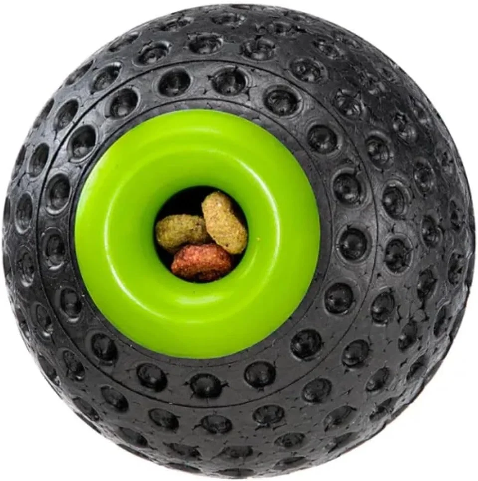 اسباب بازی توپی پخش کننده تشویقی سگ فرپلاست مدل Chewa Boing، سایز متوسط، قطر 6.3 سانتی متر