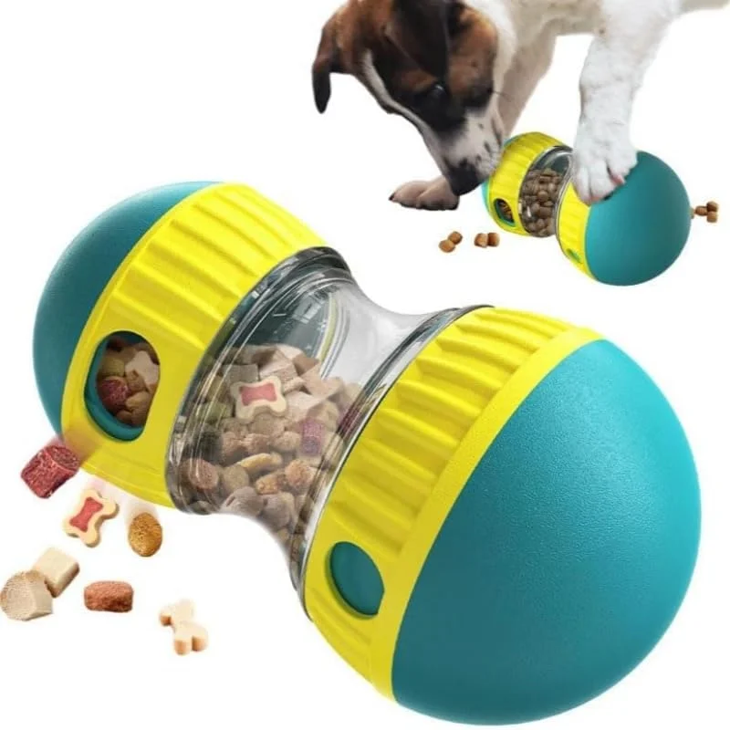 اسباب بازی پازلی سگ، اسباب بازی های غنی سازی سگ برای سگ های باهوش، فیدر پازلی پخش کننده غذای سگ برای سرگرم کردن حیوان خانگی شما، توپ سگ برای رفع بی حوصلگی و تحریک آموزش IQ