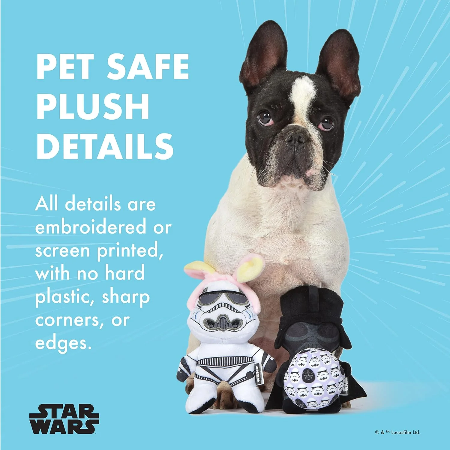 اسباب بازی های سگ جنگ ستارگان، 2 تکه، عید پاک، 6 اینچی، استورم تروپر و دارث ویدر | مجموعه دو عددی پولیشی عید پاک | اسباب بازی های جفتی سگ ها، عید پاک، عروسکی دارث ویدر و استورم تروپر