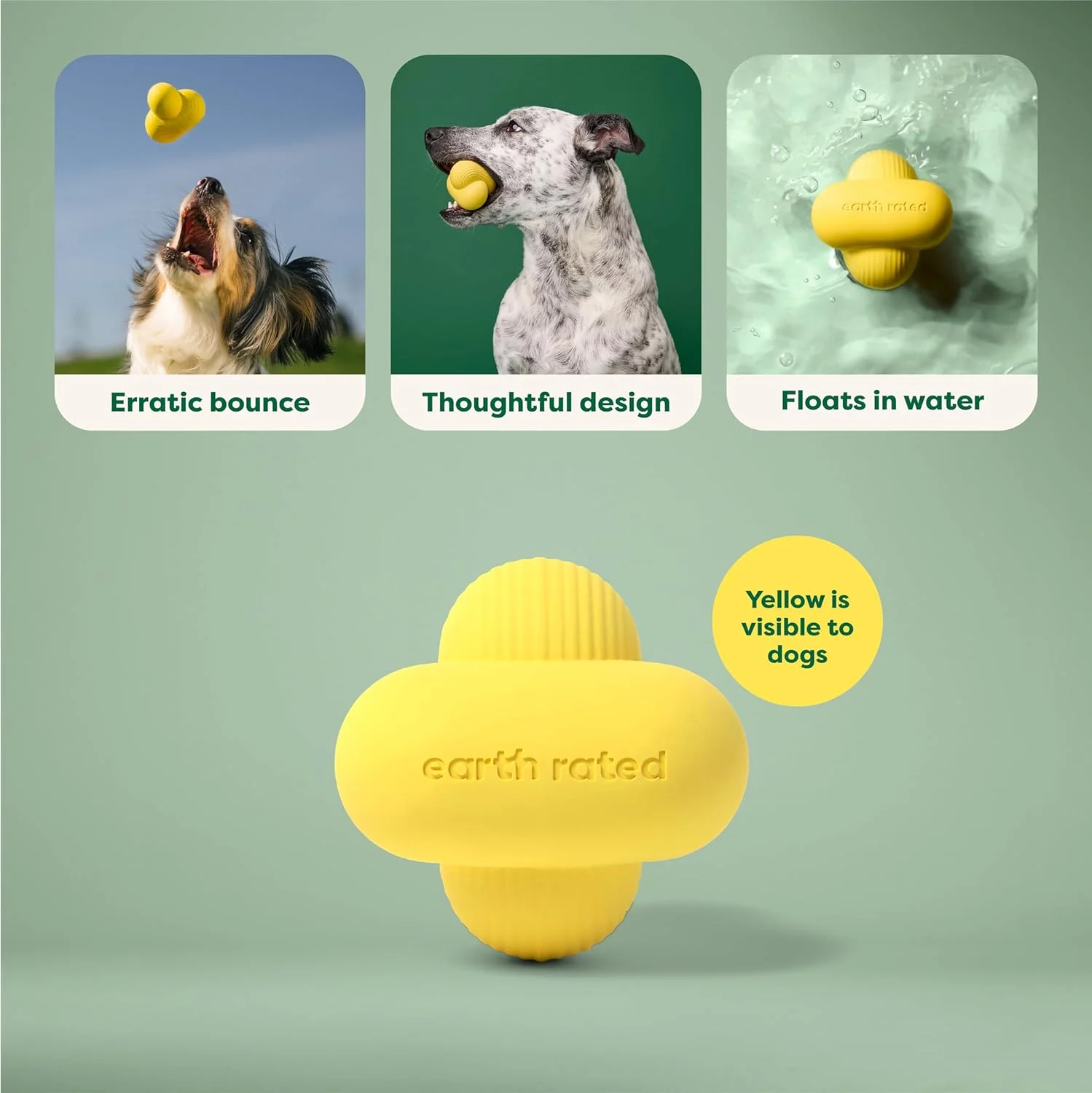 اسباب بازی فچ لاستیکی طبیعی Earth Rated برای سگ ها، سایز متوسط (NT0002) اسباب بازی فچ لاستیکی طبیعی Earth Rated برای سگ ها، سایز متوسط (NT0002)