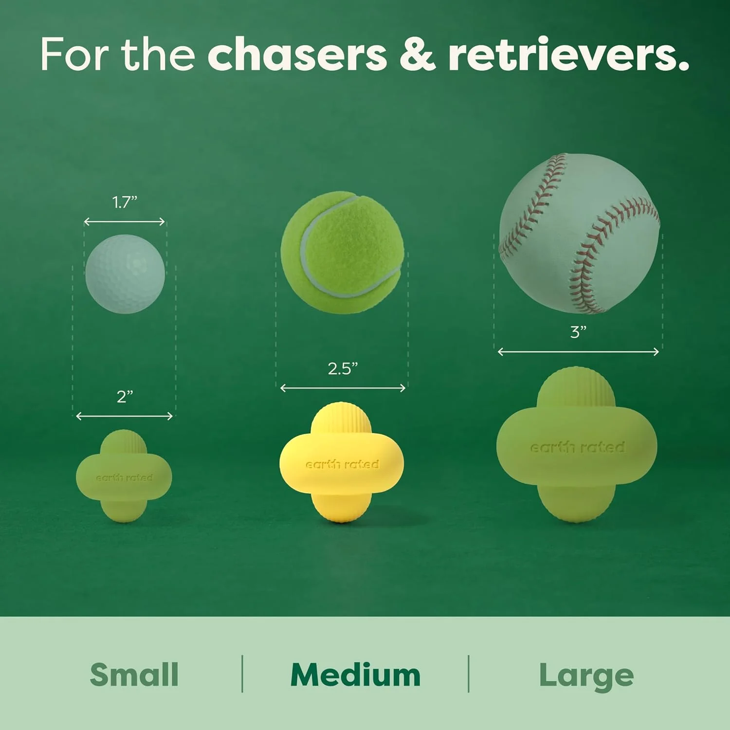 اسباب بازی فچ لاستیکی طبیعی Earth Rated برای سگ ها، سایز متوسط (NT0002) اسباب بازی فچ لاستیکی طبیعی Earth Rated برای سگ ها، سایز متوسط (NT0002)