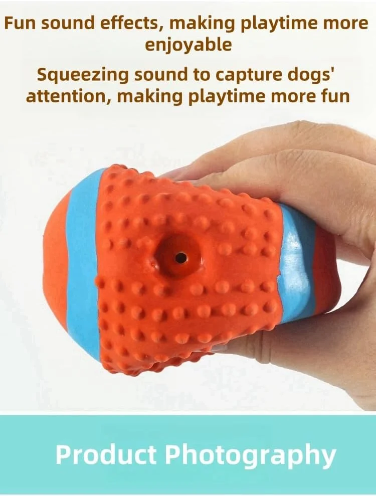 اسباب بازی سگ لاتکس بادوام - توپ سرگرم کننده تعاملی حیوانات خانگی، طراحی تمیز کننده دندان، مناسب برای سگ های کوچک و متوسط، موجود در سبک های مختلف
