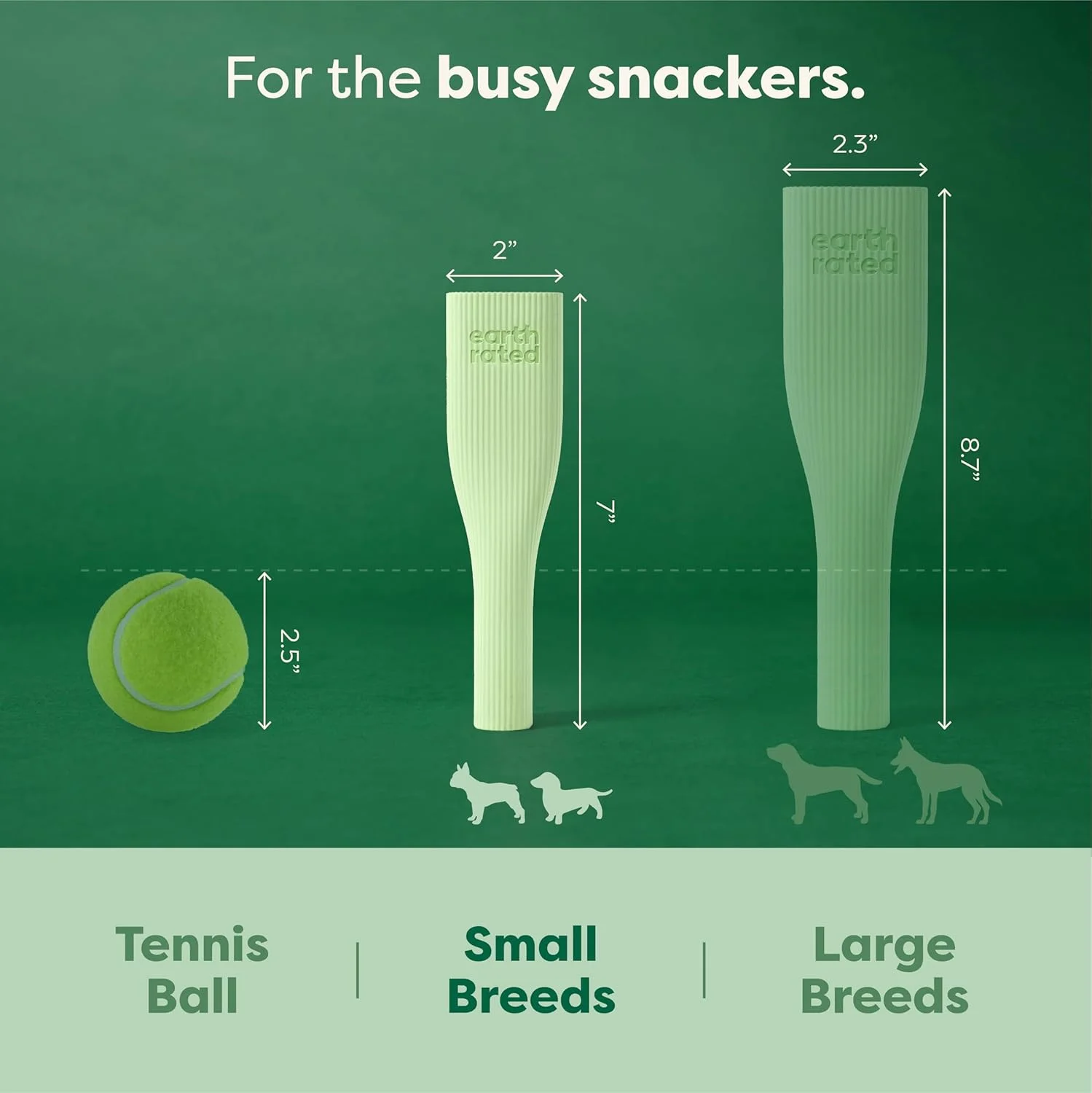 اسباب بازی سگ Earth Rated مدل Natural Rubber Enrichment Treat، سایز کوچک (SA0001)