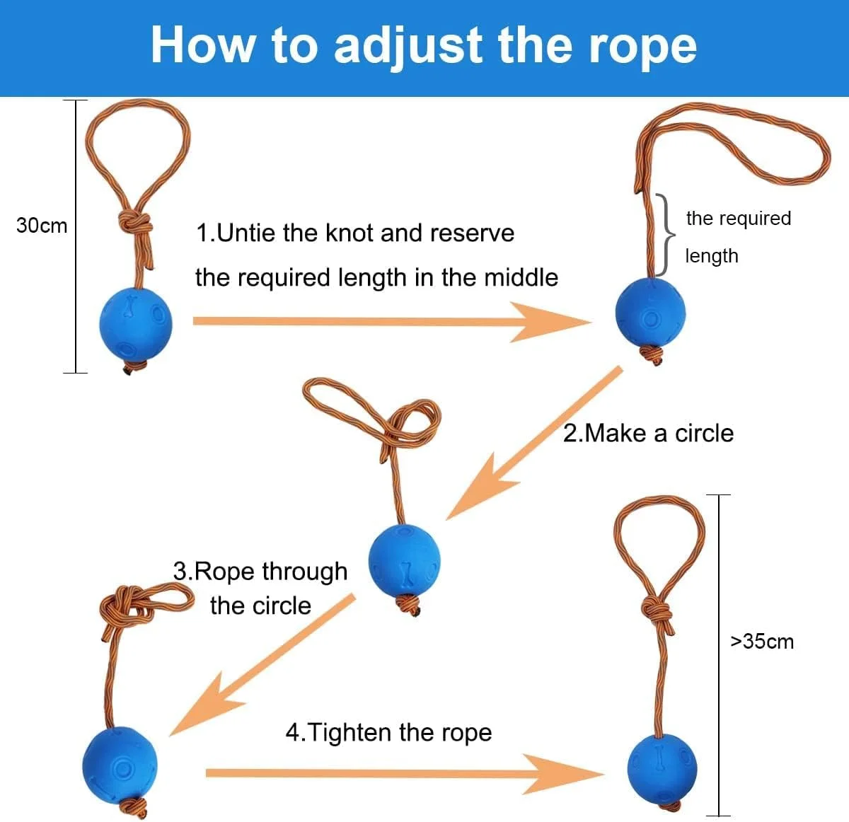 اسباب بازی طناب سگ، بسته 2 عددی، توپ های لاستیکی بادوام برای بازی های پرتاب و گرفتن، بازی تعاملی کشیدن طناب، لوازم جانبی فعالیت های سگ، اسباب بازی جامد الاستیک برای پرتاب، گرفتن، پرتاب کردن و کشیدن طناب 6 سانتی متر، آبی + قرمز