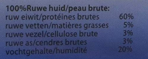 کفش جویدنی سگ از پوست خام Duvo plus، 2 عددی، سایز 6 سانتی متر