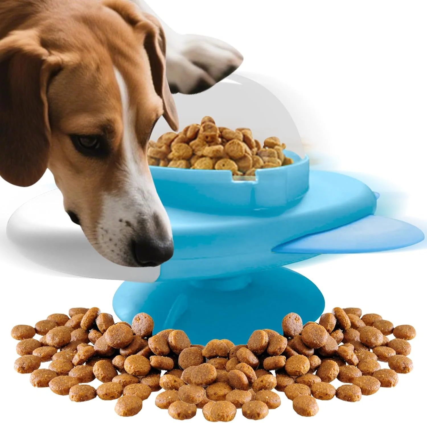 اسباب بازی تشویقی سگ - توپ تشویقی شناختی سگ | توپ تغذیه آهسته توله سگ، پخش کننده نشت غذا برای آموزش سرگرمی تحریک ذهنی بازی غنی سازی داخلی و خارجی اسباب بازی تشویقی سگ - توپ تشویقی شناختی سگ | توپ تغذیه آهسته توله سگ، پخش کننده نشت غذا برای آموزش سرگرمی تحریک ذهنی بازی غنی سازی داخلی و خارجی