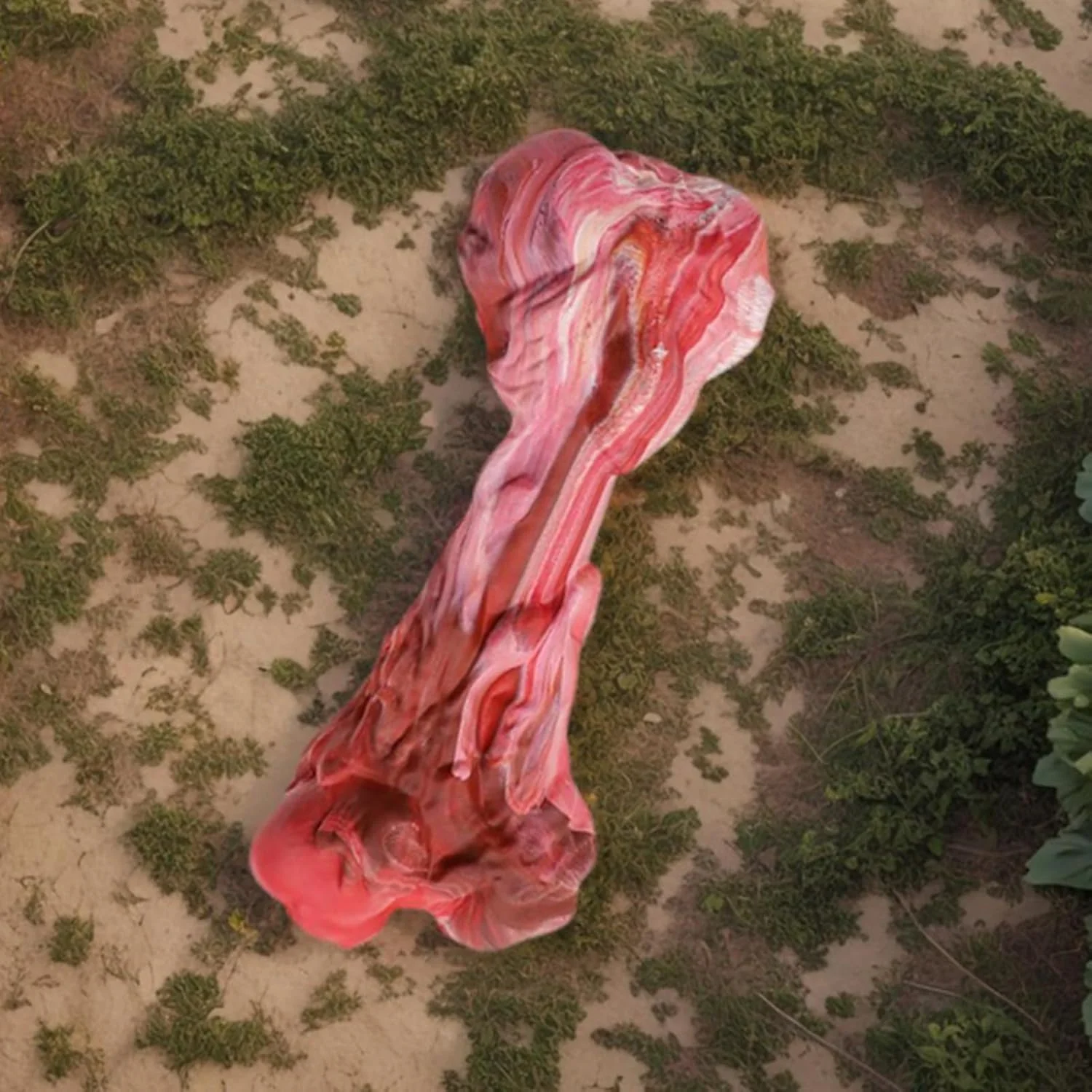 اسباب بازی جویدنی حیوانات خانگی - بازی لاستیکی به شکل استخوان - اسباب بازی جویدنی مسواک سگ، برای آرامش در خانه، آموزش روزانه، بازی جویدن در داخل و خارج از خانه