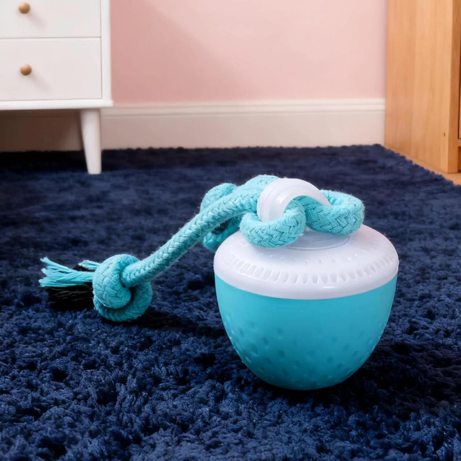 توپ سگ | غلتان روشن کننده | با صداهای پرنده توپ تعاملی سگ، برای آموزش در فضای باز توله سگ رفع خستگی و تخلیه انرژی