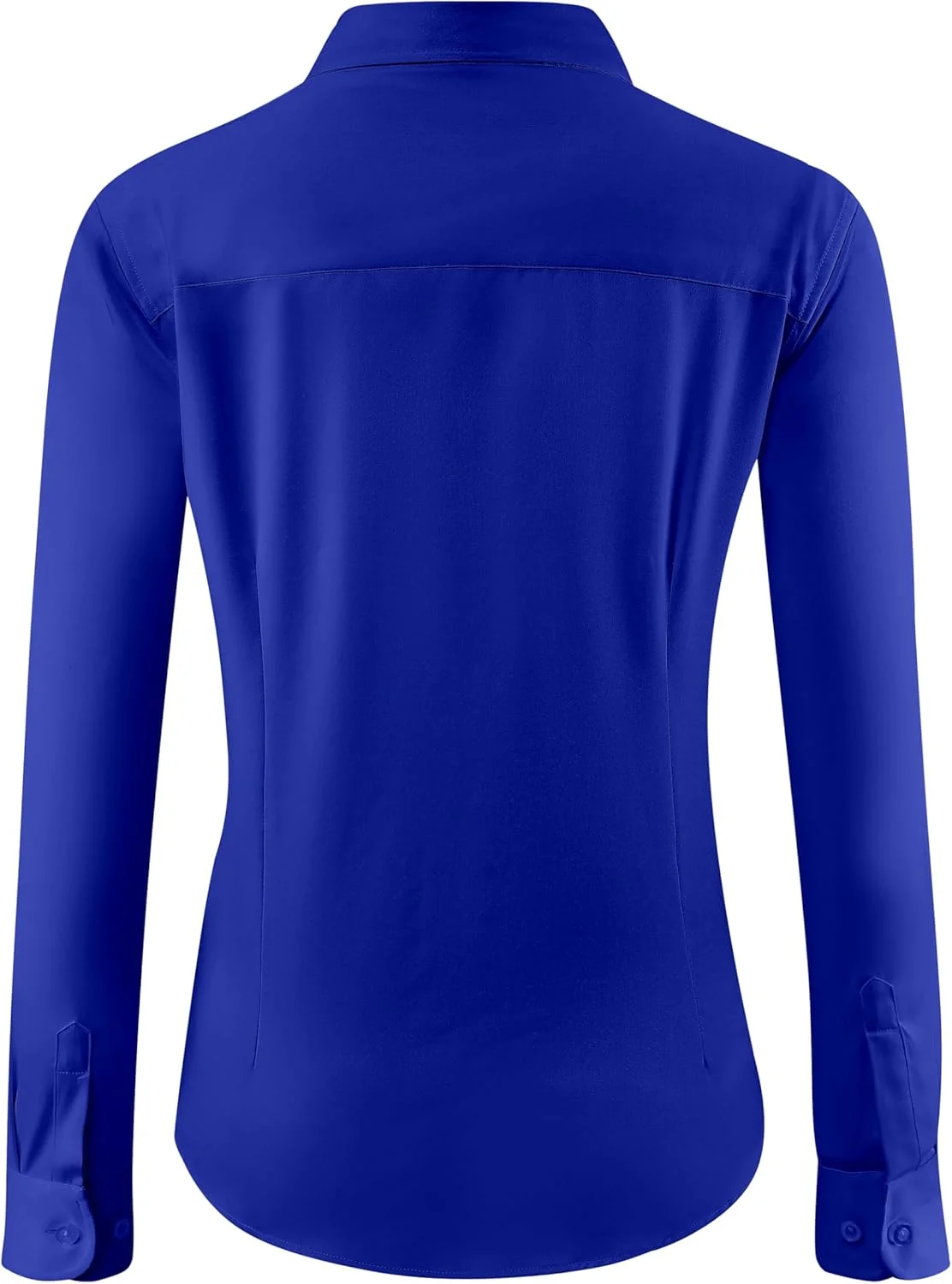 hearain پیراهن زنانه نرم و بدون چروک دکمه دار، بلوزهای آستین بلند مناسب کار، تاپ های کشی و غیر رسمی