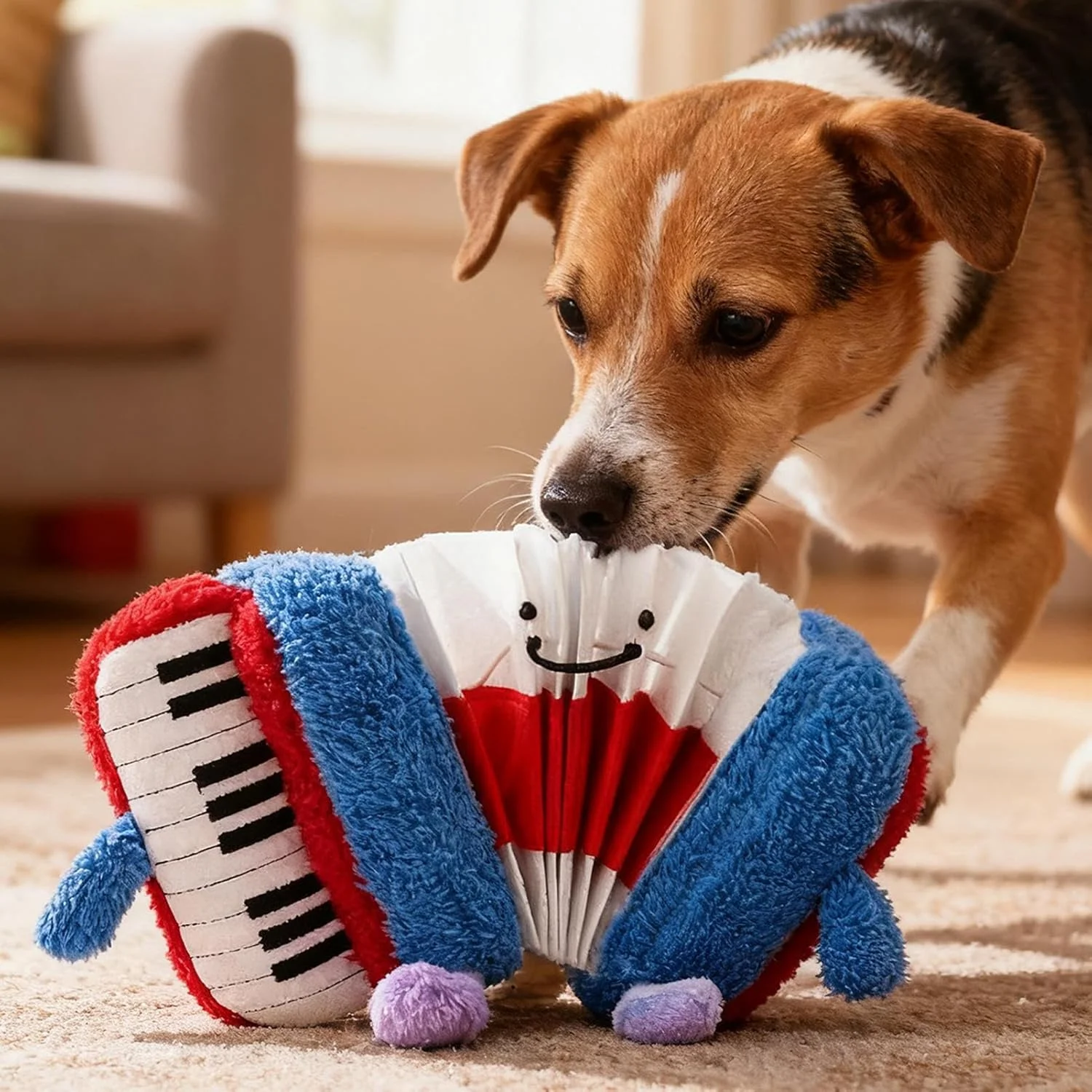 اسباب بازی سگ جیر جیر - لوازم ورزشی توله سگ مدل آکاردئونی | اسباب بازی مخفی کننده غذای توله سگ | برای والدین حیوانات خانگی، مربیان، دوستداران حیوانات، داخل خانه، خارج از خانه، آپارتمان، اتاق خواب، اتاق نشیمن، مطالعه، پارک، حیاط اسباب بازی سگ جیر جیر - لوازم ورزشی توله سگ مدل آکاردئونی | اسباب بازی مخفی کننده غذای توله سگ | برای والدین حیوانات خانگی، مربیان، دوستداران حیوانات، داخل خانه، خارج از خانه، آپارتمان، اتاق خواب، اتاق نشیمن، مطالعه، پارک، حیاط