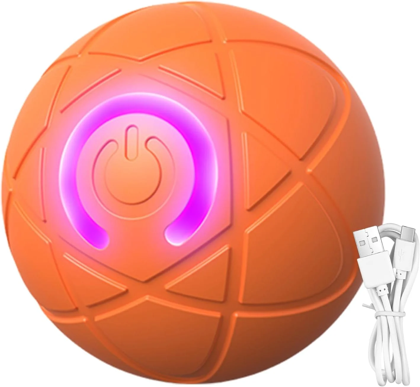 توپ بازی تعاملی حیوانات خانگی، توپ غلتان اتوماتیک، توپ های سگ لرزان و اسباب بازی متحرک، بادوام، شارژ USB، سرگرم کننده و هوشمند برای توله سگ، سگ های کوچک، متوسط و بزرگ، برای مشغول نگه داشتن آنها