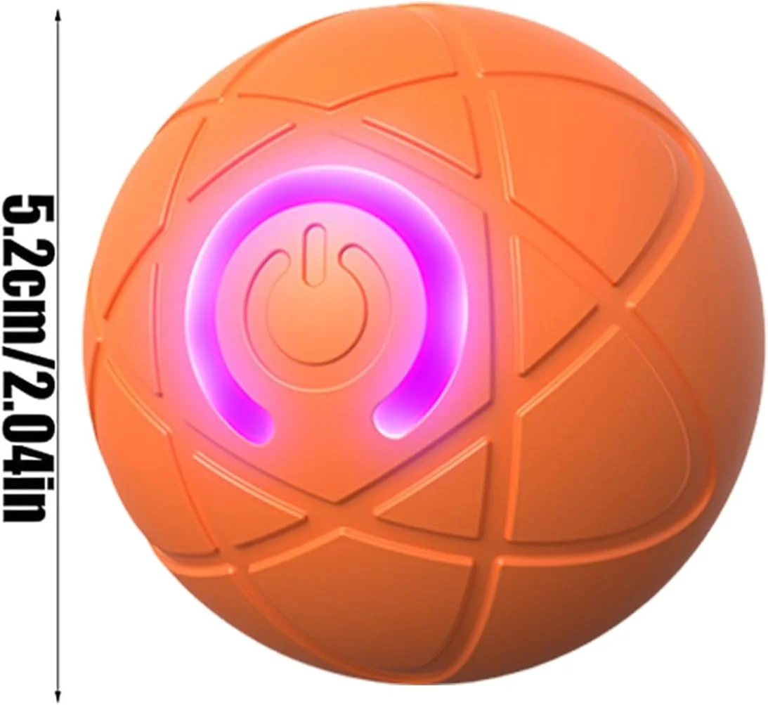 توپ بازی تعاملی حیوانات خانگی، توپ غلتان اتوماتیک، توپ های سگ لرزان و اسباب بازی متحرک، بادوام، شارژ USB، سرگرم کننده و هوشمند برای توله سگ، سگ های کوچک، متوسط و بزرگ، برای مشغول نگه داشتن آنها