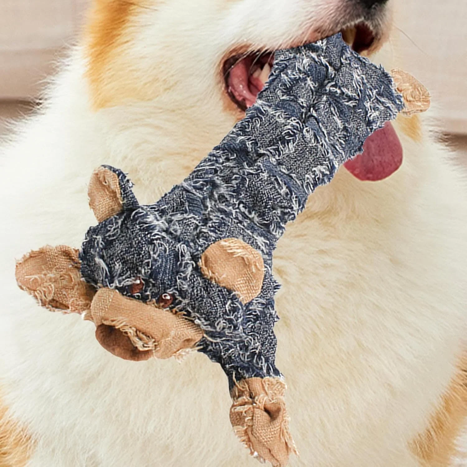 اسباب بازی سگ پولیشی، لوازم تعاملی حیوانات خانگی جیر جیر دار، اسباب بازی جویدنی توله سگ پولیشی حیوانی | برای همه نژادها کوچک متوسط بزرگ خانه باغ حیاط اتاق خواب قفس مسافرت روزانه آموزش قبل از خواب