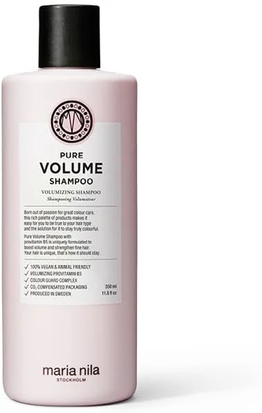 شامپو حجم دهنده ماریا نیلا Pure Volume | شامپو مو برای حجم بیشتر با ویتامین B5 | مراقبت از مو بدون سولفات و پارابن 350 میلی لیتر شامپو حجم دهنده ماریا نیلا Pure Volume | شامپو مو برای حجم بیشتر با ویتامین B5 | مراقبت از مو بدون سولفات و پارابن 350 میلی لیتر