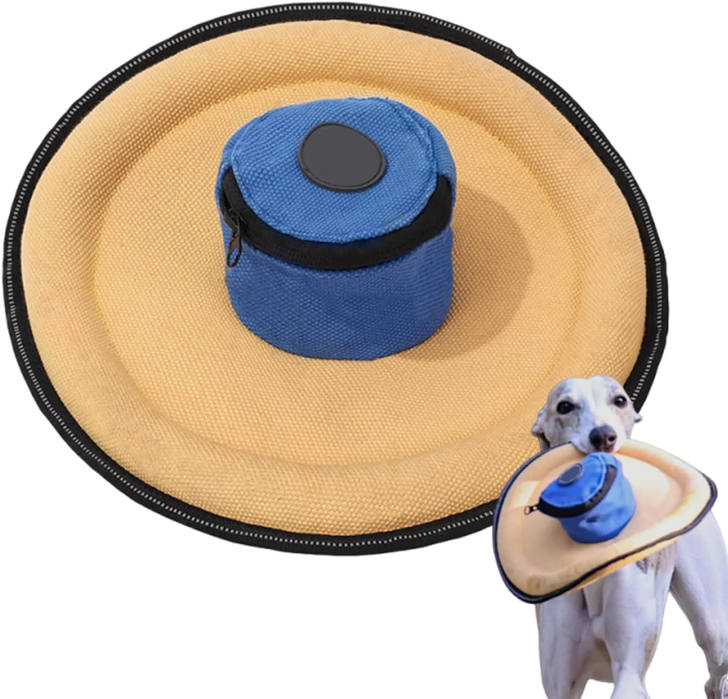 اسباب بازی دیسک پرنده سگ | لوازم حیوانات خانگی نرم و بازتابنده - دیسک های بازی کششی در فضای باز | برای همه نژادها کوچک متوسط پارک ساحل حیاط کمپینگ پیاده روی ورزش آخر هفته شب