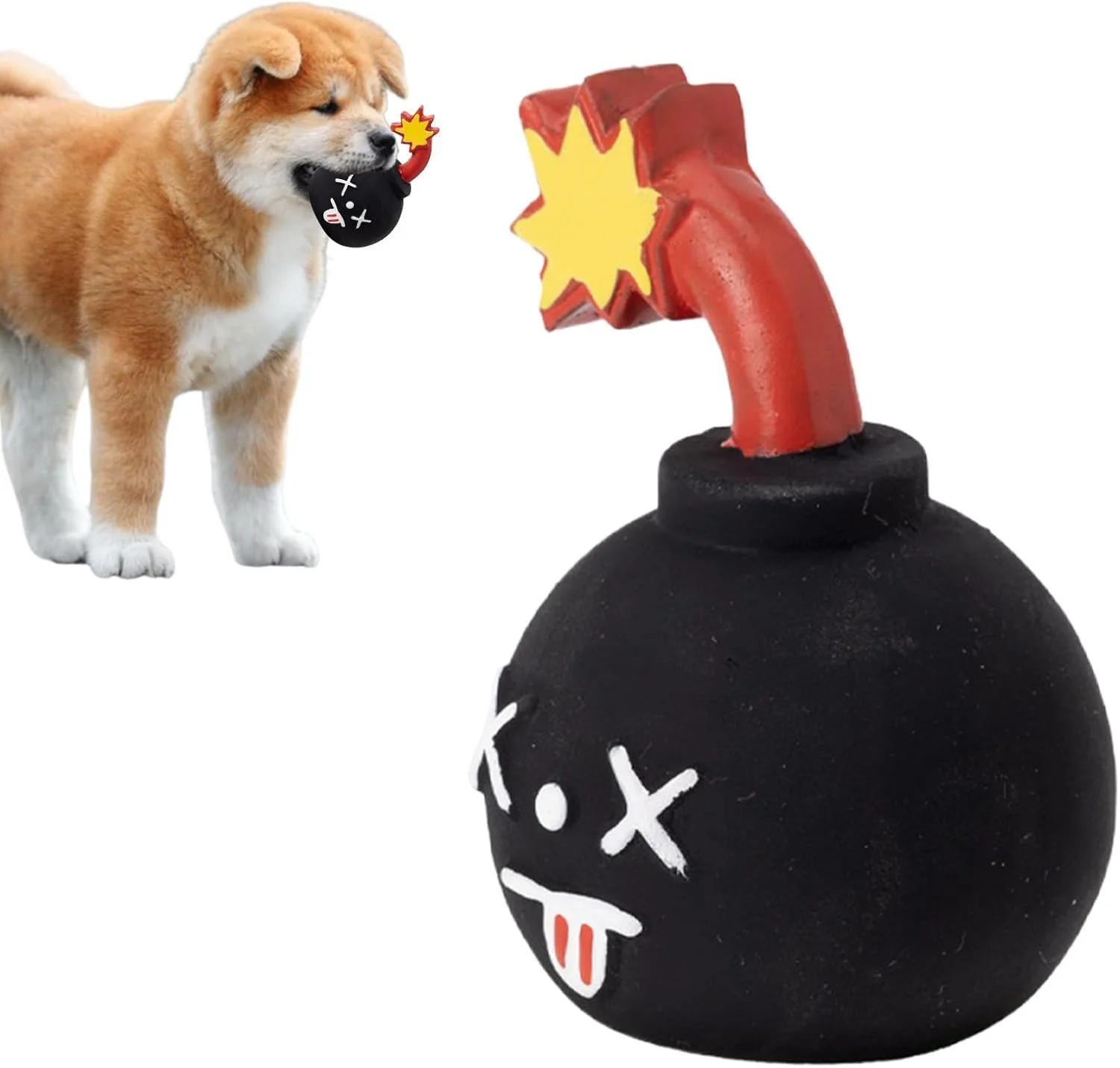 اسباب بازی سگ صدادار، لوازم جانبی حیوانات خانگی لاتکس صدادار | اسباب بازی های تعاملی سگ، برای آموزش، کاهش بی حوصلگی، مسافرت، ساحل، پارک، حیاط، اتاق خواب، باغ، داخل خانه، فضای باز، اوقات خانوادگی، دورهمی دوستان