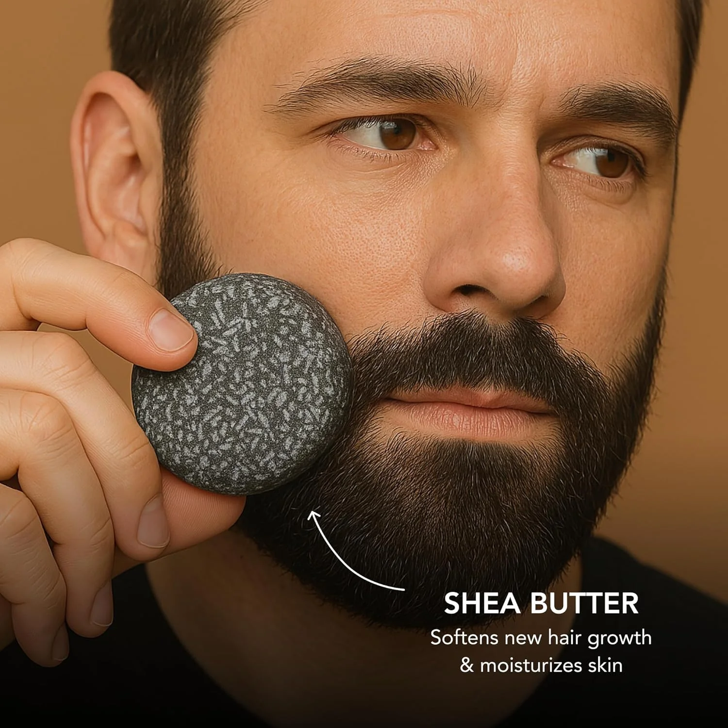 شامپو بار ریش مردانه | شستشوی ریش زغالی طبیعی با زغال بامبو، جینسینگ و کره شی | صابون بار مراقبت از مو و ریش دست ساز | نظافت ملایم و بدون سولفات برای انواع مو شامپو بار ریش مردانه | شستشوی ریش زغالی طبیعی با زغال بامبو، جینسینگ و کره شی | صابون بار مراقبت از مو و ریش دست ساز | نظافت ملایم و بدون سولفات برای انواع مو